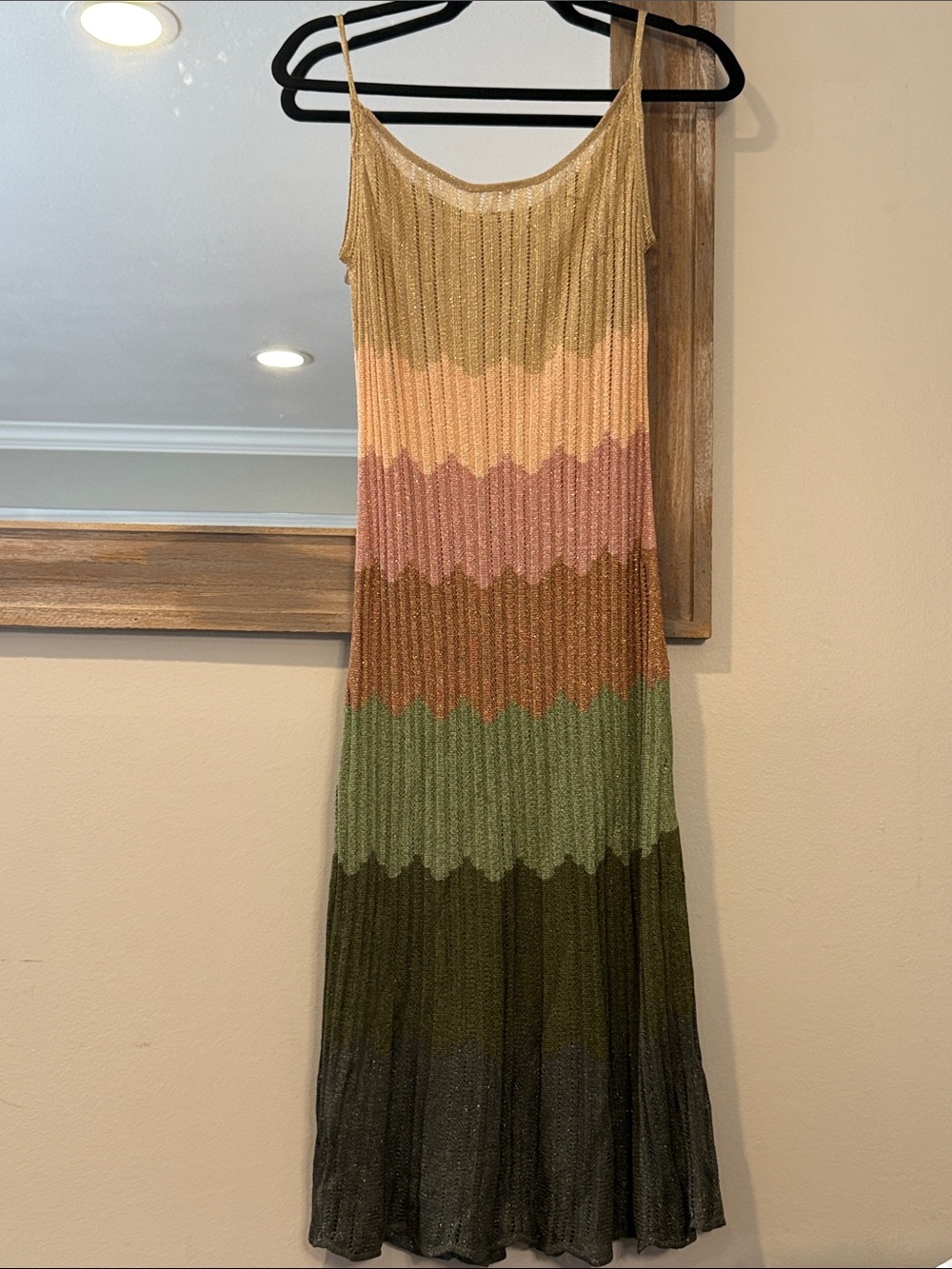 Elegant Knit Color block swim cover. Sexy and classy, great for going out.
